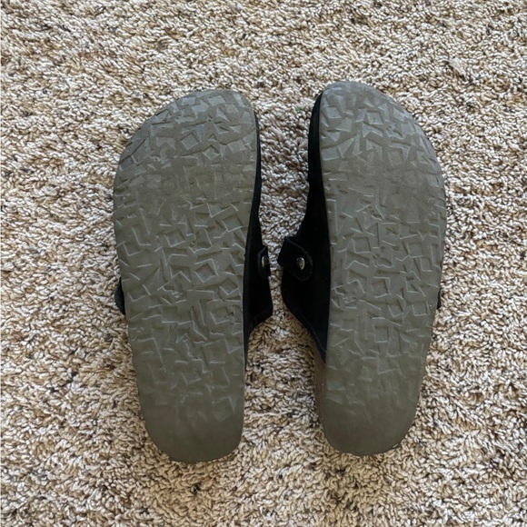 American Eagle Black Suede Clogs - Picture 5 of 7